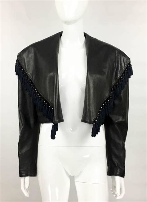 versace tassel blazer